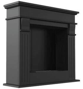 Camino Bioetanolo AUGUST T�V Nero Auto-Assemblaggio - Ecologico, Sicurezza Certificata, 95x28x87 cm, 86 kg