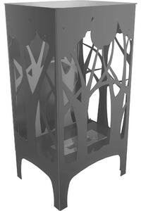 Camino Bioetanolo da Terra FOXTROT Nero - Altezza 70.2 cm, Dimensioni 36x29x70.2 cm, Materiale di Alta Qualit�, Certificazione ISO 9001:2015