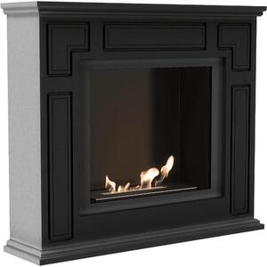 Camino Bioetanolo a Portale MARCH T�V Nero - Altezza 85.7 cm, Dimensioni 100x25.3x85.7 cm, Peso 54 kg, Materiale di Alta Qualit�, Certificazione ISO 9001:2015