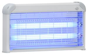 Outsunny Elettroinsetticida da Esterno e Interno con Lampada Antizanzare UV per 60m², Zanzariera Elettrica 30W Grigio|Aosom