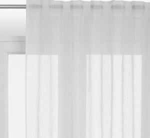Tenda filtrante INSPIRE Lolita bianco fettuccia con passanti nascosti 300x280 cm