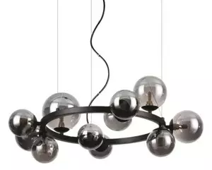 Ideal Lux Perlage SP11 lampadario sospensione per salone - Fumè