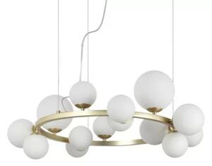 Ideal Lux Perlage SP14 lampadario soggiorno - Bianco