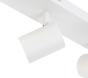 Plafoniera intelligente bianca rettangolare con 3 Wifi GU10 - Jeana