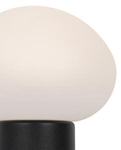 Lampada da tavolo nera con LED dimmerabile in 3 fasi ricaricabile - Louise
