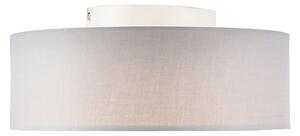 Lampada da soffitto grigio 30 cm con LED - Drum LED
