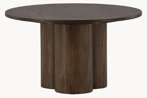 Tavolino rotondo effetto legno Olivia