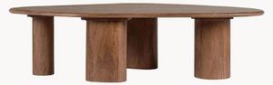 Tavolino da salotto in legno di mango dalla forma organica Sanat
