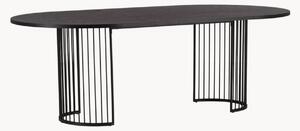 Tavolo ovale con piano in legno Hamneskär, 220 x 110 cm