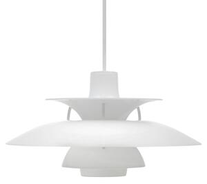Lampada a sospensione Louis Poulsen, PH 5 320, dimmerabile, Bianco, Sala da pranzo, Plastica, Design
