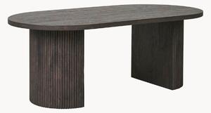 Tavolino da salotto ovale effetto legno Boavista