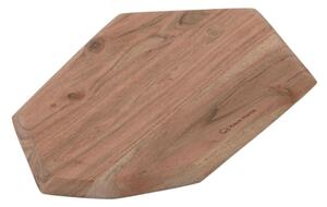 Tagliere Romina a forma di eptagono in legno massiccio di acacia