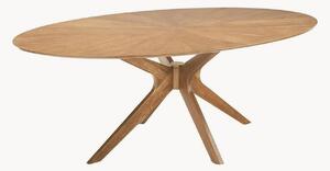 Tavolo ovale in legno Tallinn, 190 x 110 cm