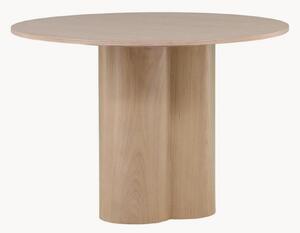 Tavolo rotondo effetto legno Olivia, Ø 110 cm