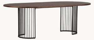 Tavolo ovale con piano in legno Hamneskär, 220 x 110 cm