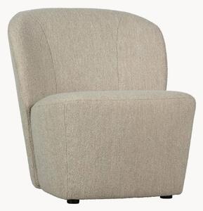 Poltrona lounge in bouclé Lofty