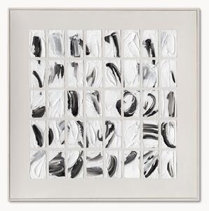 Quadro dipinto a mano con cornice in legno Peirce