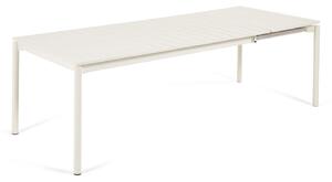 Tavolo allungabile da esterno Zaltana in alluminio bianco opaco 180 (240) x 100 cm