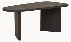 Tavolino da salotto dalla forma organica effetto legno Melo