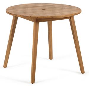 Tavolo Vilma da esterno rotondo in legno massello di acacia Ø 90 cm FSC 100%