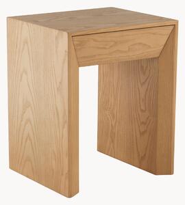 Comodino effetto legno con cassetto Sunnemo