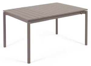 Tavolo da esterno Zaltana allungabile in alluminio marrone opaco 140 (200) x 90 cm