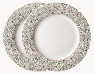 Set di 2 piatti da colazione in porcellana Flat
