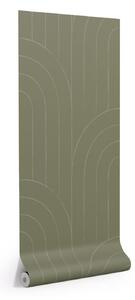 Carta da parati Arcadia con archi verde 10 x 0,53 m FSC MIX Credit