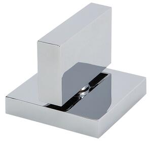 Miscelatore lavabo Rubinetto a doppia leva per bagno moderno in metallo cromato argento Beliani