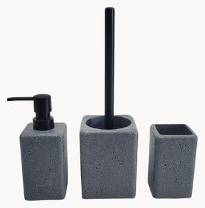 Set di 3 accessori da bagno in pietra naturale Granite