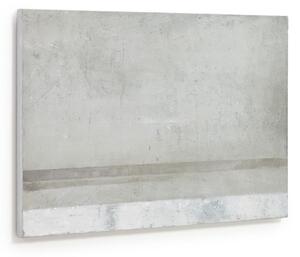 Quadro Vespera bianco e grigio 60 x 90 cm