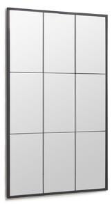 Specchio da terra Ulrica in metallo nero 100 x 160 cm