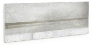 Quadro Vespera bianco e grigio 50 x 150 cm