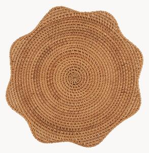 Tovaglietta in rattan fatta a mano Scallop