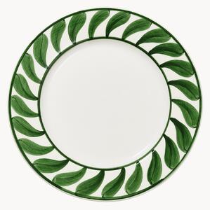 Piatto piano dipinto a mano Swirl