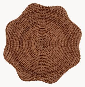 Tovaglietta in rattan fatta a mano Scallop