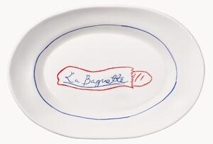 Piatto da portata dipinto a mano Picnic