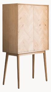 Credenza alta in legno di quercia Milano