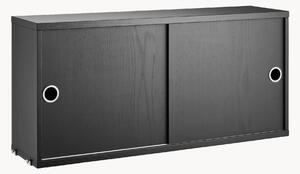 Armadietto con ante scorrevoli String System, larg. 78 x prof. 20 cm