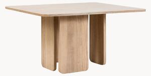 Tavolo da pranzo con gambe in legno di caucciù Arq