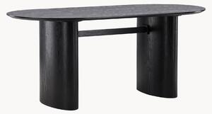 Tavolo ovale effetto legno Isolde, 180 x 90 cm