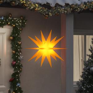 Luce di Natale con LED Pieghevole Gialla 100 cm