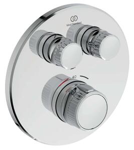 Ideal Standard CeraTherm Navigo - Miscelatore doccia termostatico ad incasso per 2 utenze, cromo A7296AA