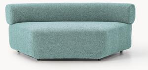 Modulo angolare curvo in bouclé Anton
