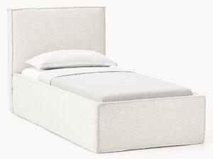 Letto singolo imbottito in bouclé Dream