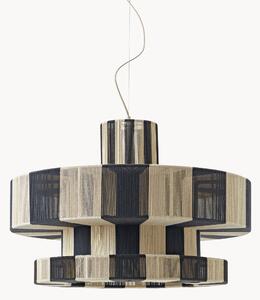 Lampada a sospensione grande in lino Lace