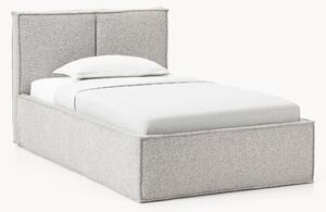 Letto singolo imbottito in bouclé Dream