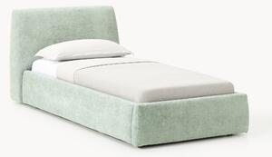 Letto imbottito singolo con contenitore Cloud