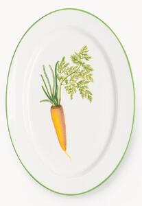 Piatto da portata realizzato in Fine Bone China Carrot