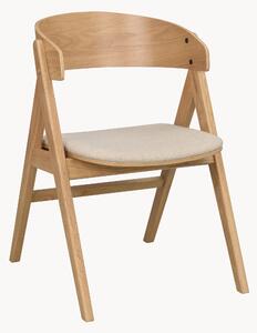 Set di 2 sedie con braccioli in legno di quercia con seduta imbottita Waterton